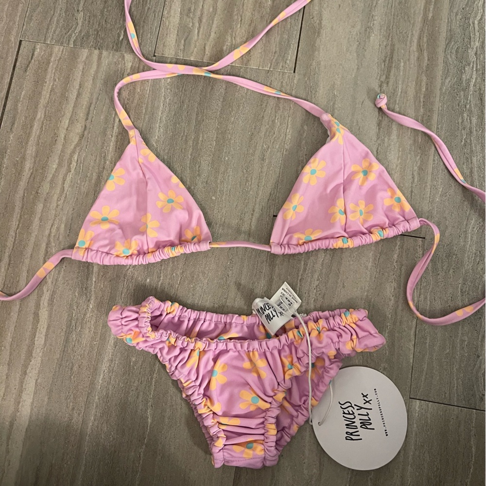 Floral light pink Princess Polly bikini set